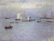 Philip Wilson Steer poole harbor oil on canvas